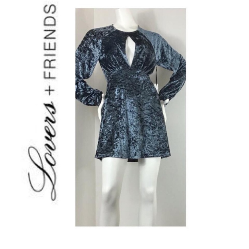 Lovers + Friends velvet dress
